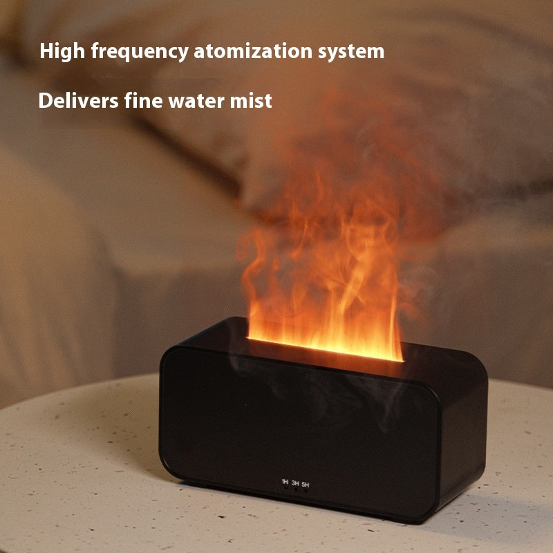 Flame Aromatherapy Diffuser – USB-Powered Humidifier with Soothing Light