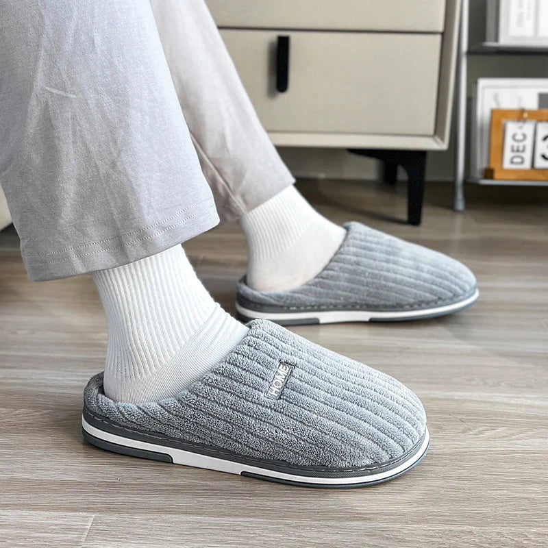 Warm Plush Slippers for Home – Comfortable Indoor Footwear