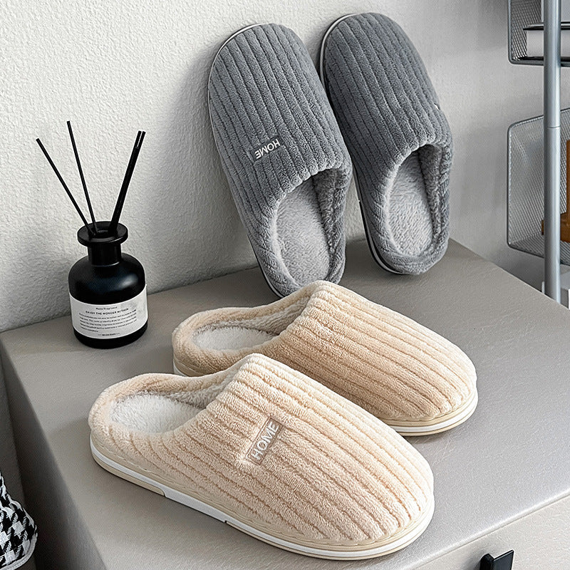 Warm Plush Slippers for Home – Comfortable Indoor Footwear