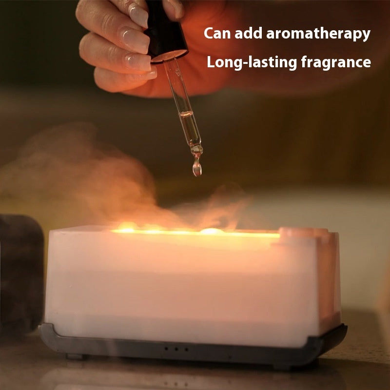 Flame Aromatherapy Diffuser – USB-Powered Humidifier with Soothing Light